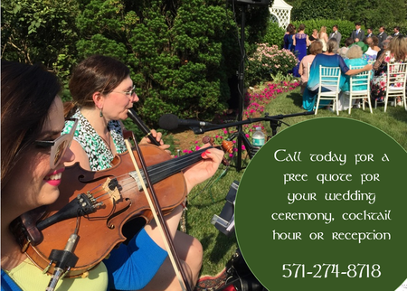 Celtic music for weddings in Virginia, Maryland, Washington DC